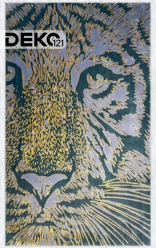 DEKO121 50 Tiger Modern Pictorial Carpet
