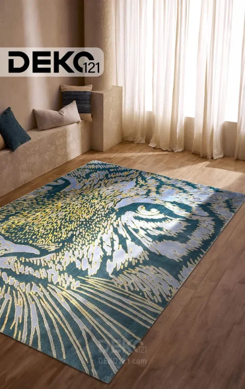 DEKO121 51 Tiger Modern Pictorial Carpet