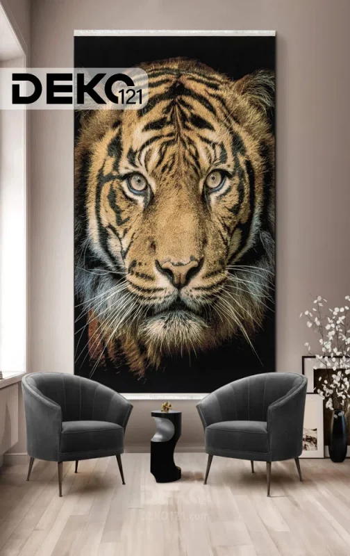 DEKO121 53 Tiger Pictorial Carpet
