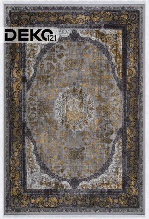 Isfahan Vintage Gold black Carpet